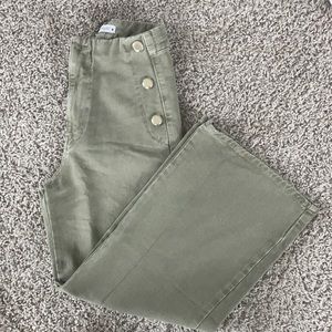 Zara pants wide leg, cropped